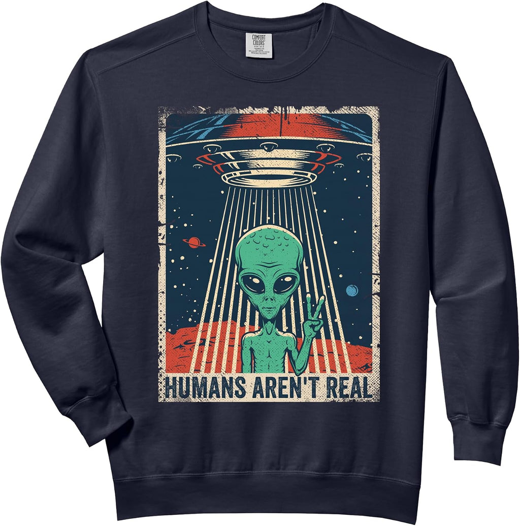 Funny Alien Gifts Space Galaxy UFO Tees Merch