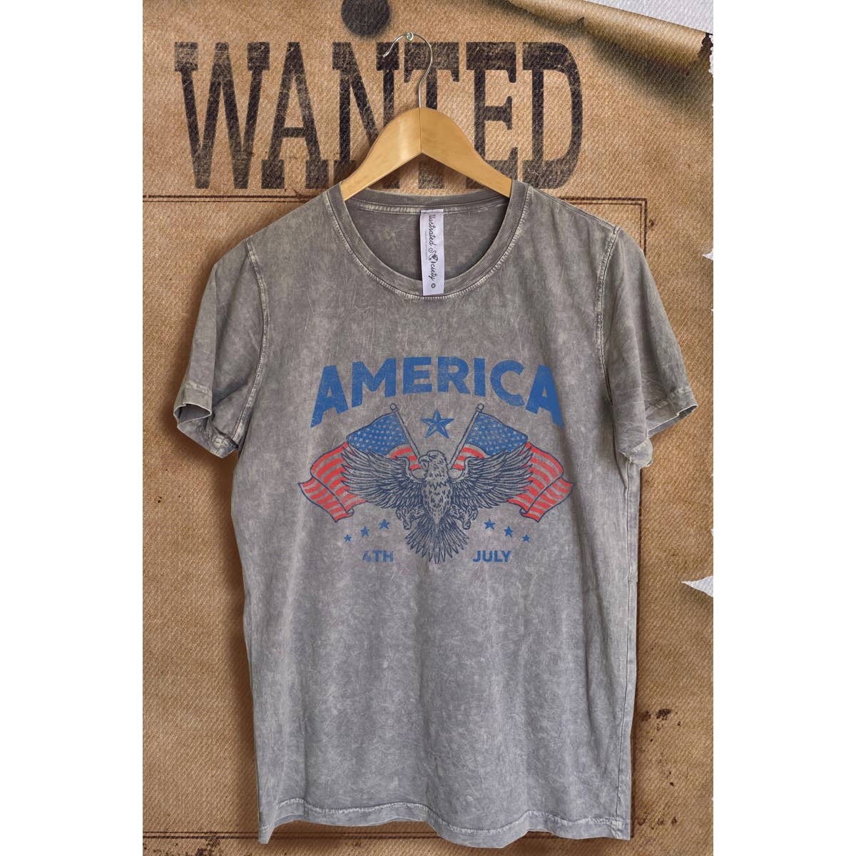 America Vintage  Mineral Wash  Graphic  Tee