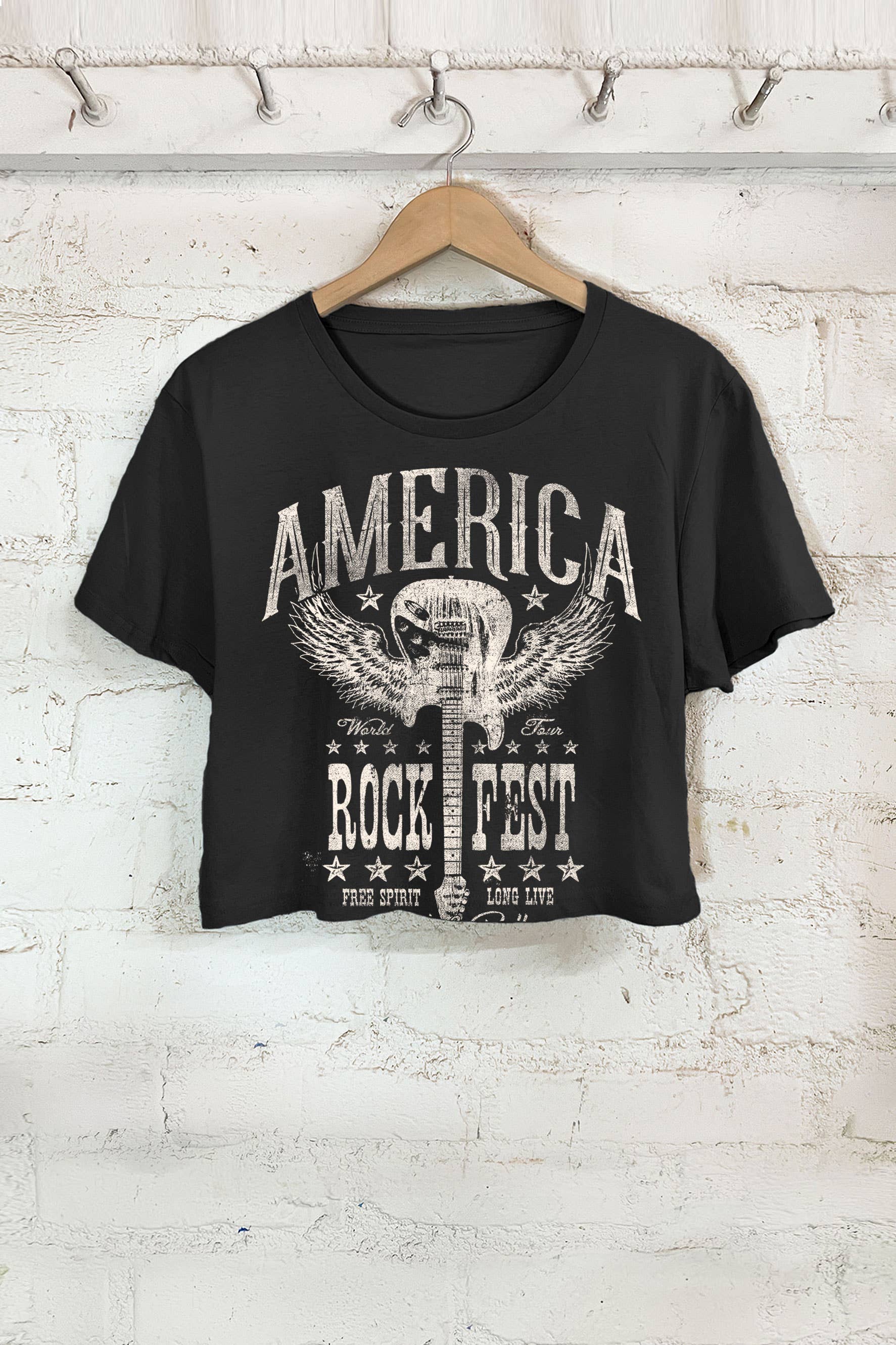 America Screen Printed Women's T-Shirt