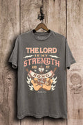 The Lord Is My Strength Graphic Top