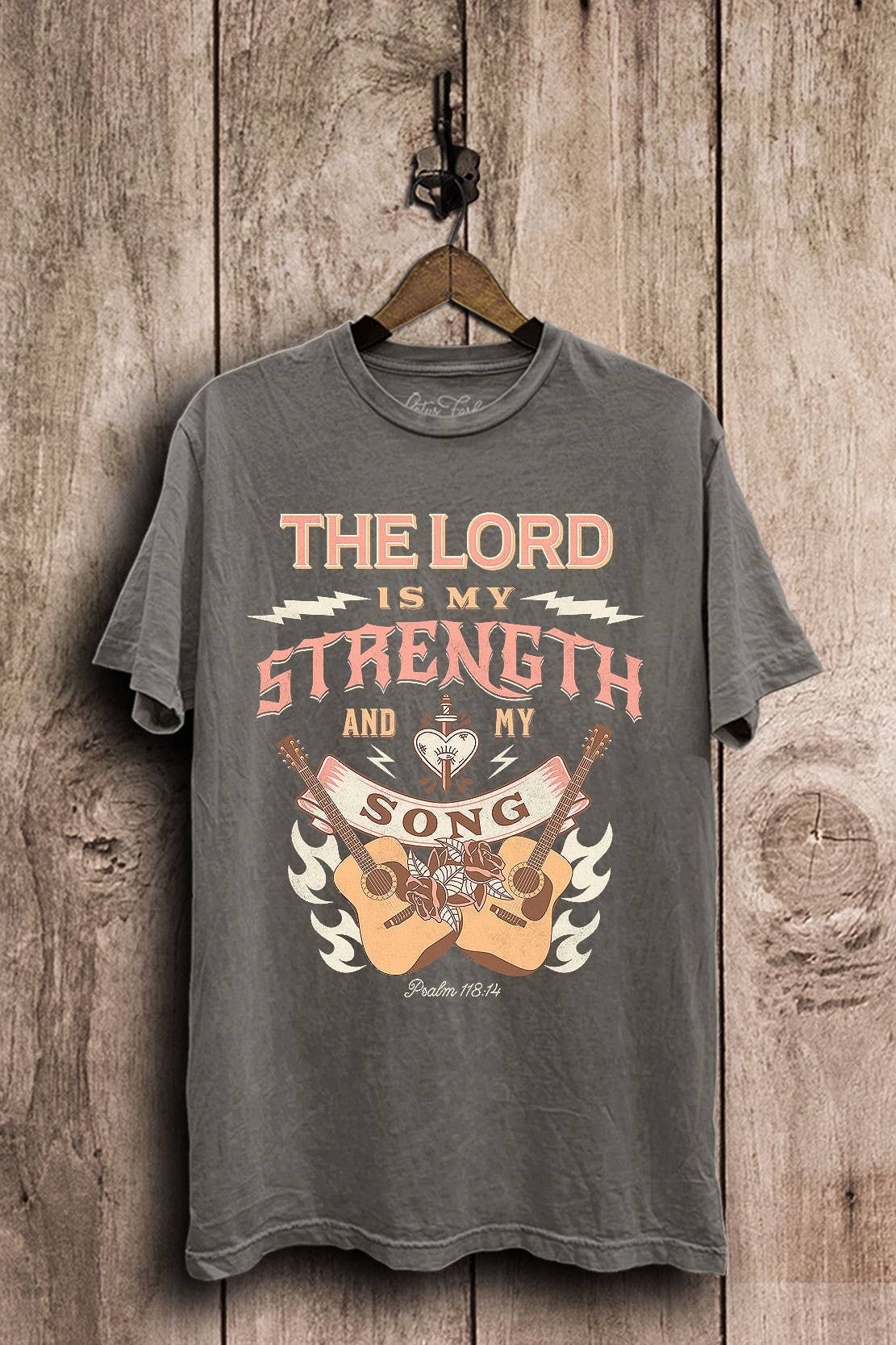 The Lord Is My Strength Graphic Top
