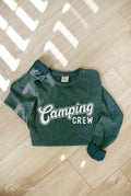 Camping Crew Mineral Washed Long Sleeve Graphic