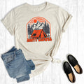 Retro Summer Happy Camper Graphic Tee