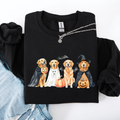 Adorable Halloween Dogs, Bats, Pumpkins Halloween Sweatshirt