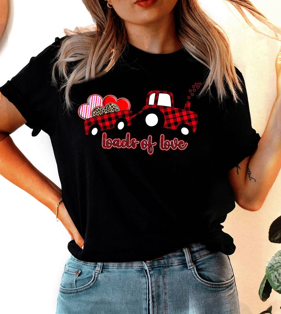 Loads of Love - Valentine's Day Cute Love Heart Gift T-Shirt