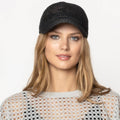 Lurex Metallic Visor Cap