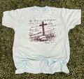The Lord Is My Shepard On Tultex Purist Blue Tee