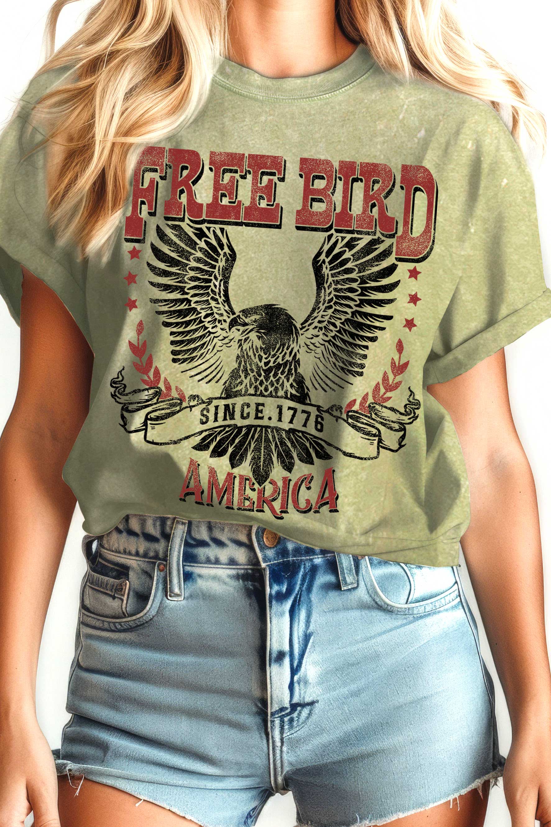 Free Bird America Mineral Graphic T-Shirts
