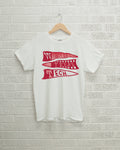 Wreck Em Texas Tech Pennant White Comfort Colors Tee