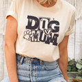 Dog Mom Graphic Tee Dog Lover T-Shirt