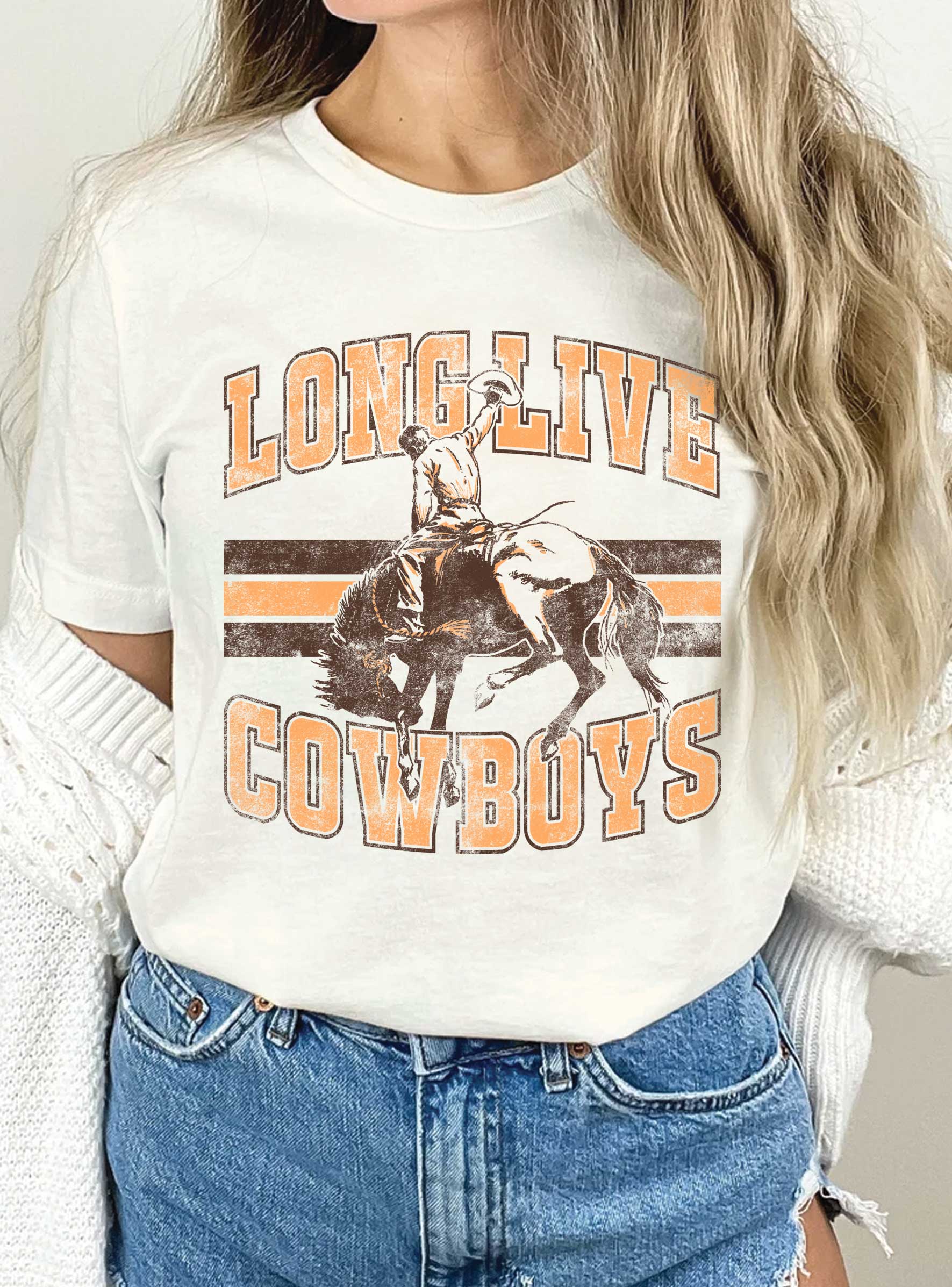 Long Live Cowboys Graphic Tshirts