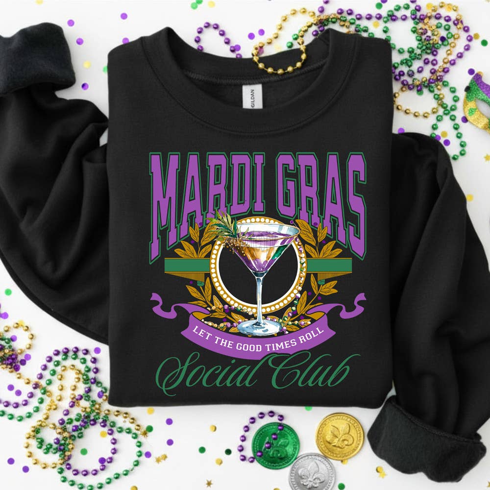 Mardi Gras Social Club Sweatshirt