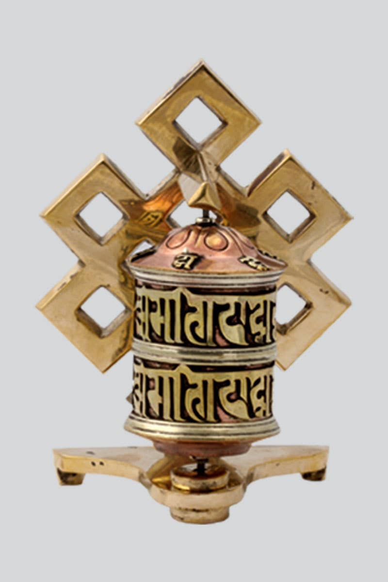 Table Stand Prayer Wheel (PW-18)
