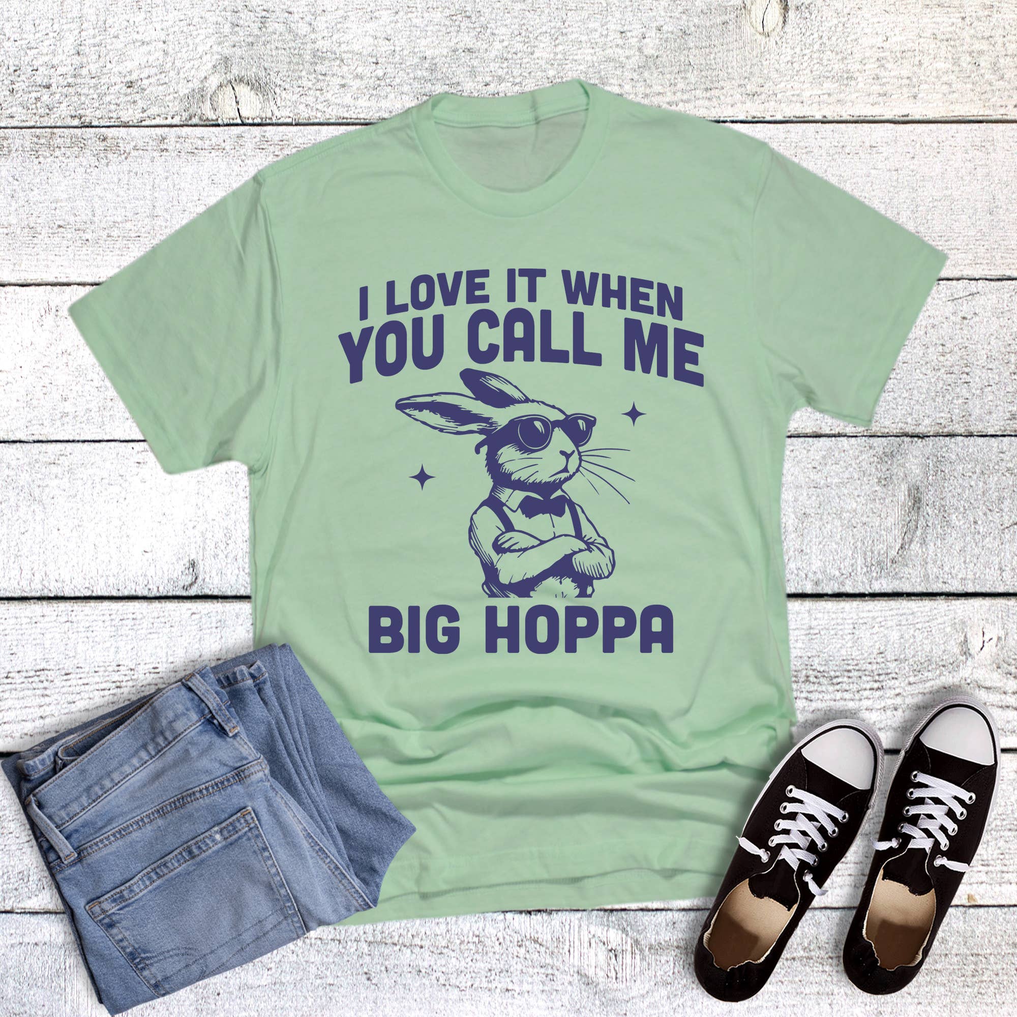 Easter Funny Big Hoppa Graphic Tee
