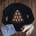 Christmas Tree Merry and Caffeinated Sweatshirt