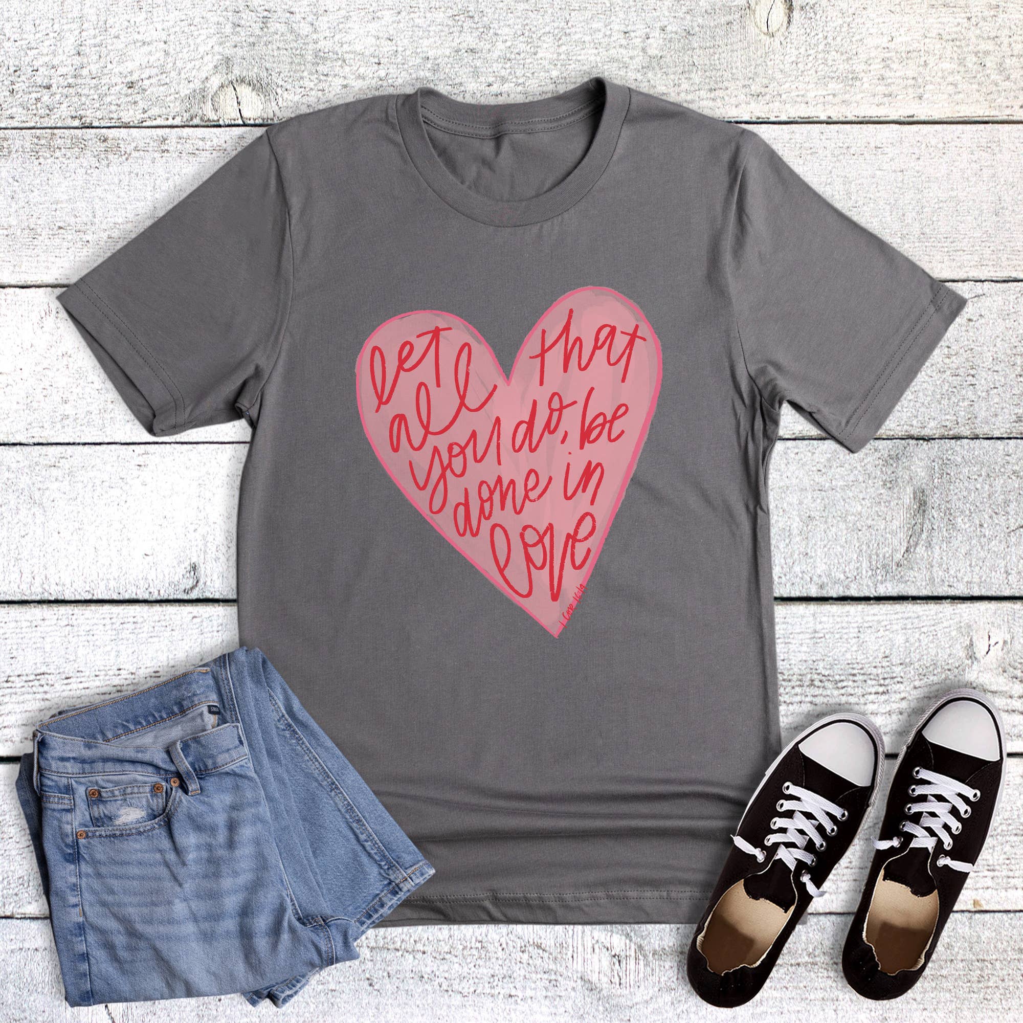 Valentine Faith Let All You Do Graphic Tee