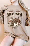 Welcome To the Wild West Graphix Terry Oversized Sweatshirts