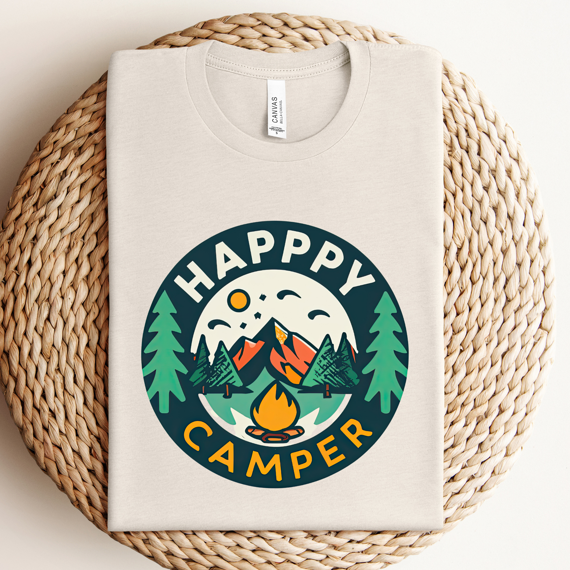 Happy Camper Graphic Teee