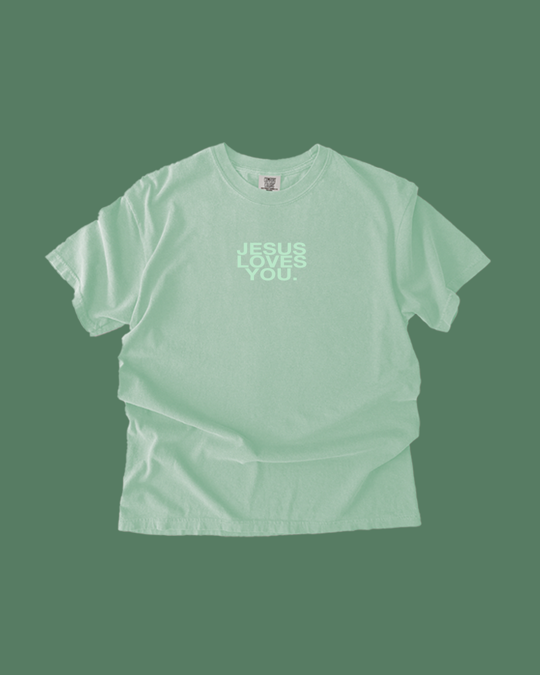 Comfort Colors Logo Tee || Washed Mint {Ready To Ship}