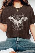 Rock and Roll Eagle Graphic Tshirts