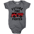 Future Fire Fighter Baby Bodysuit
