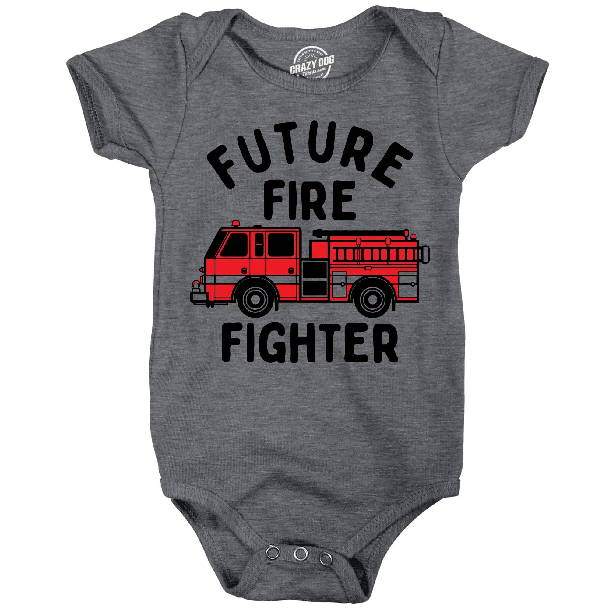 Future Fire Fighter Baby Bodysuit