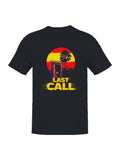 Retro Sunset Last Call Design Men's T-Shirt