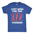 Just Here For the Wieners Men's T Shirt