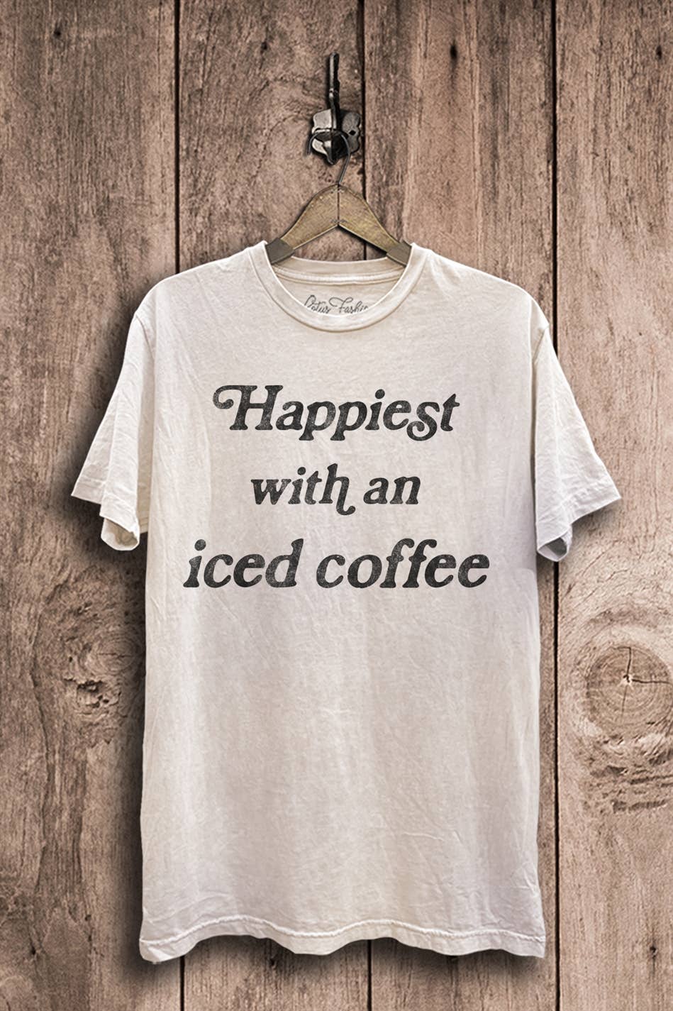 Happiest with An Iced Coffee Graphic Top