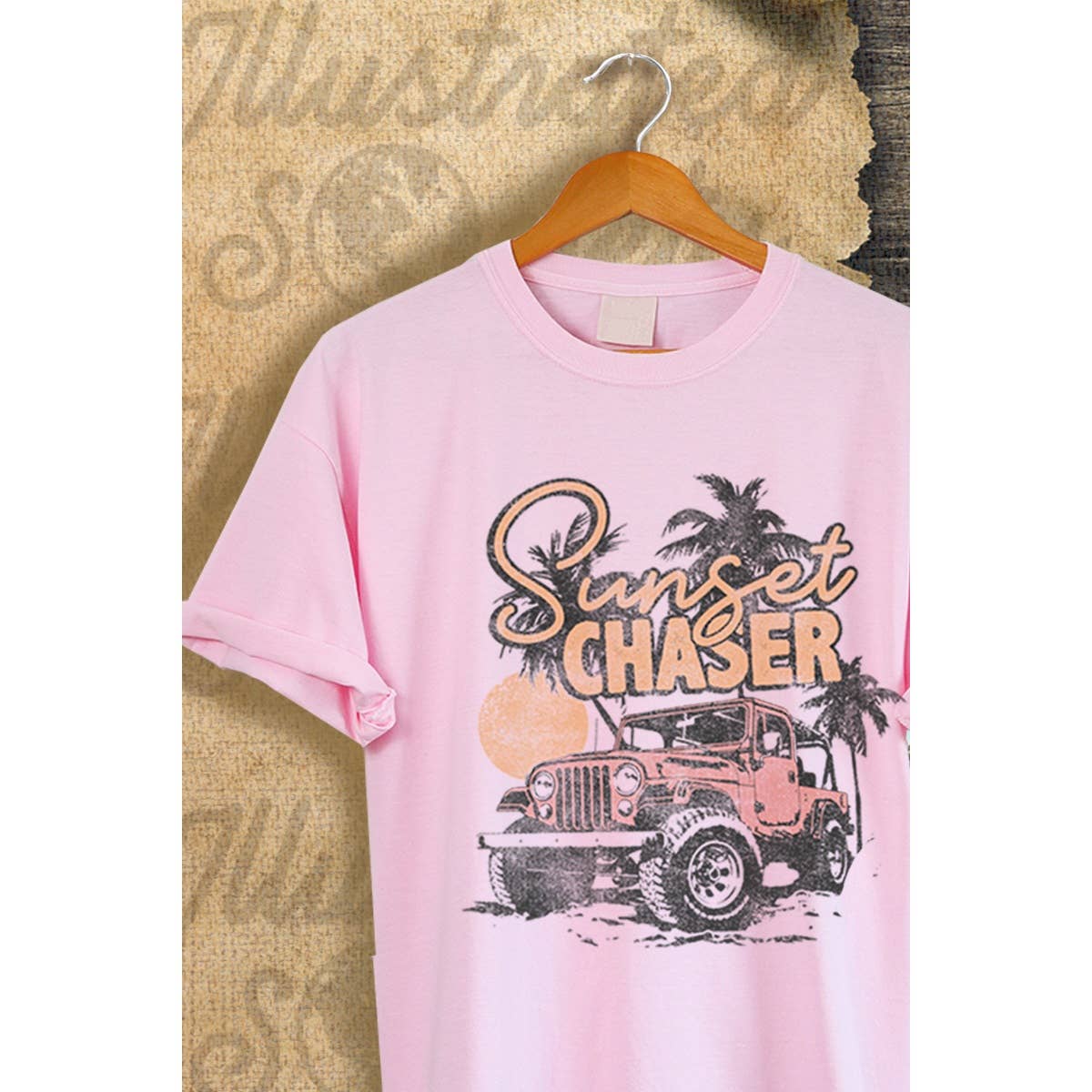 Sunset Chaser  Vintage Graphic  Tee