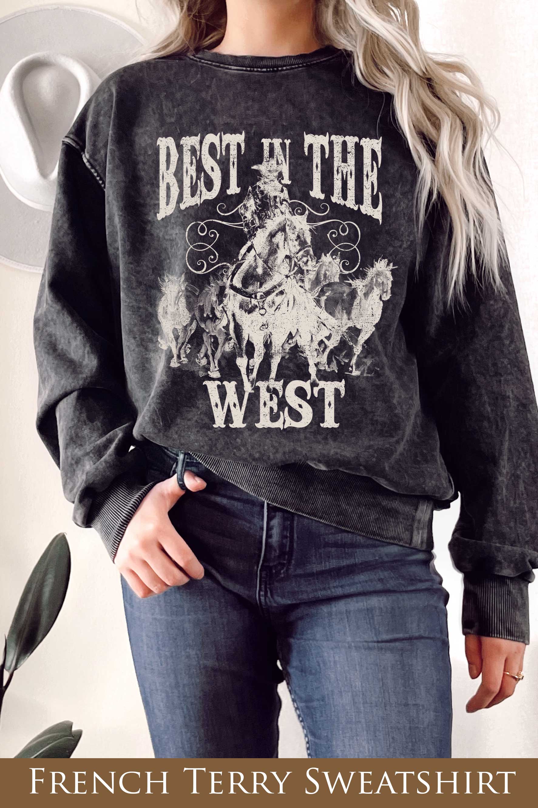 Best in the West Graphix Mineral Terry Sweatshirts