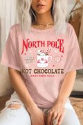North Pole Hot Chocolate Mineral Graphic Tshirts