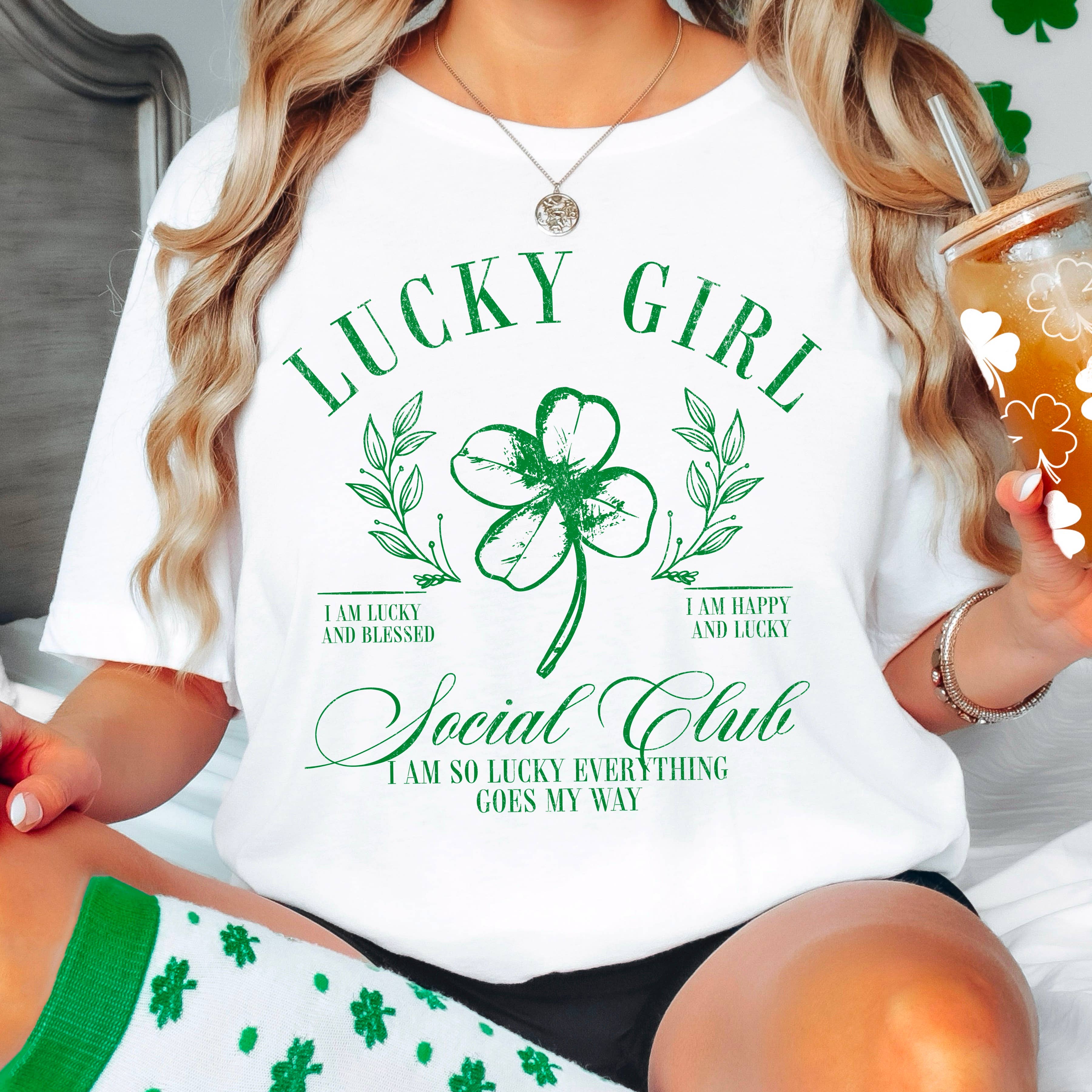 Lucky Girl St. Patrick’S Day Graphic Tee | Comfort Colors