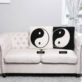Luxury Soft Yin Yang Print Cushion Cover