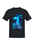 Cosmic Floral Journey Men's T-Shirt