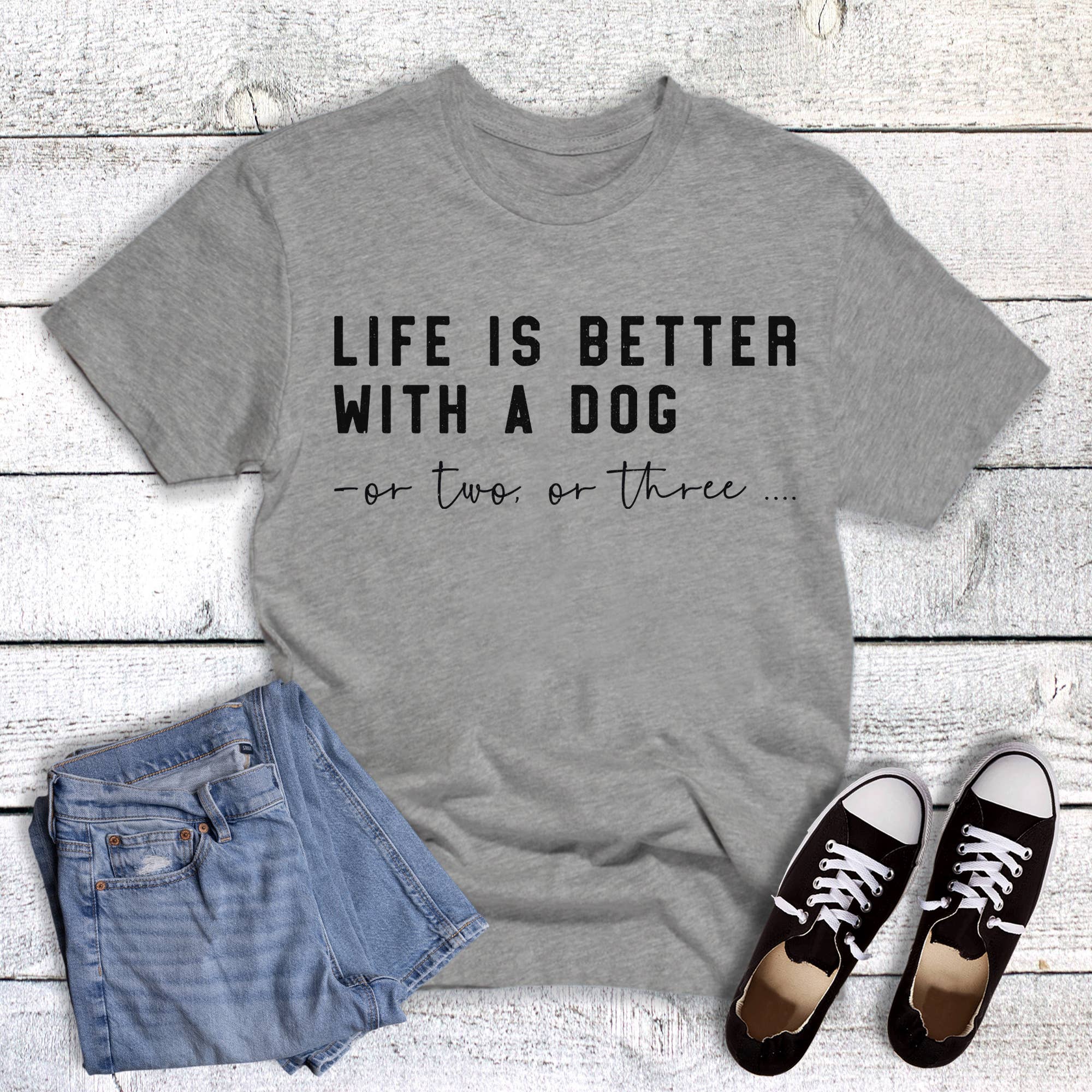 Pets Life Is Better with A Dog Graphic Tee
