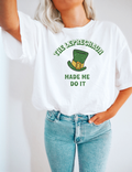 St. Patricks Day Tee, Lucky, Trendy Graphic Apparel