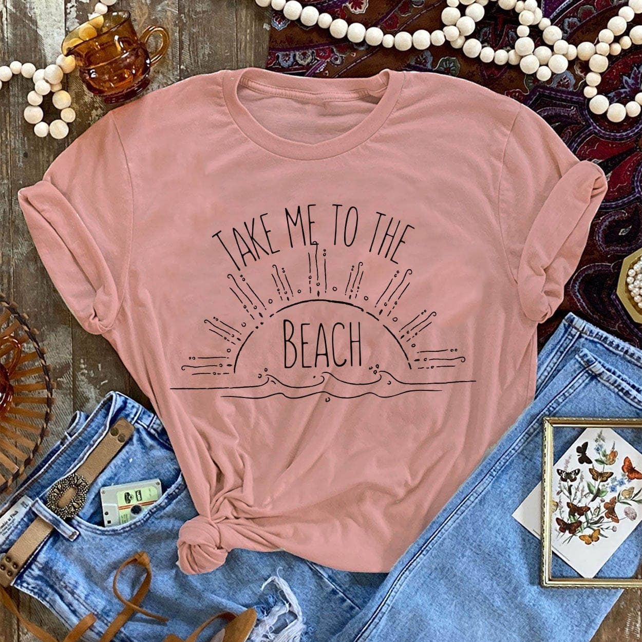 Take Me To the Beach By Clementines Designs - Desert Rose