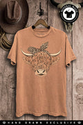 Highland Cow Graphic Top
