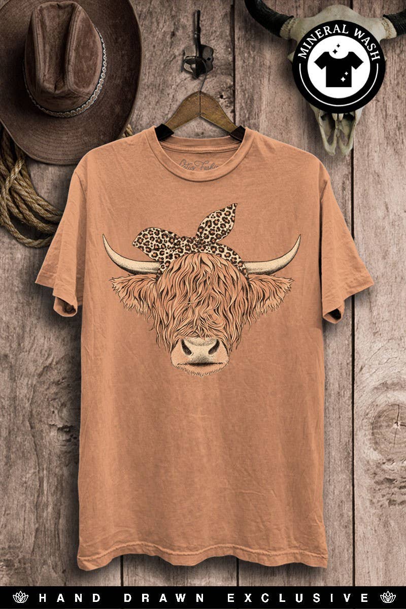 Highland Cow Graphic Top