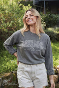 Lake Life Is the Best Heather Mineral Graphic Sweatshirt