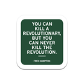 Fred Hampton Revolution Quote Die-Cut Sticker
