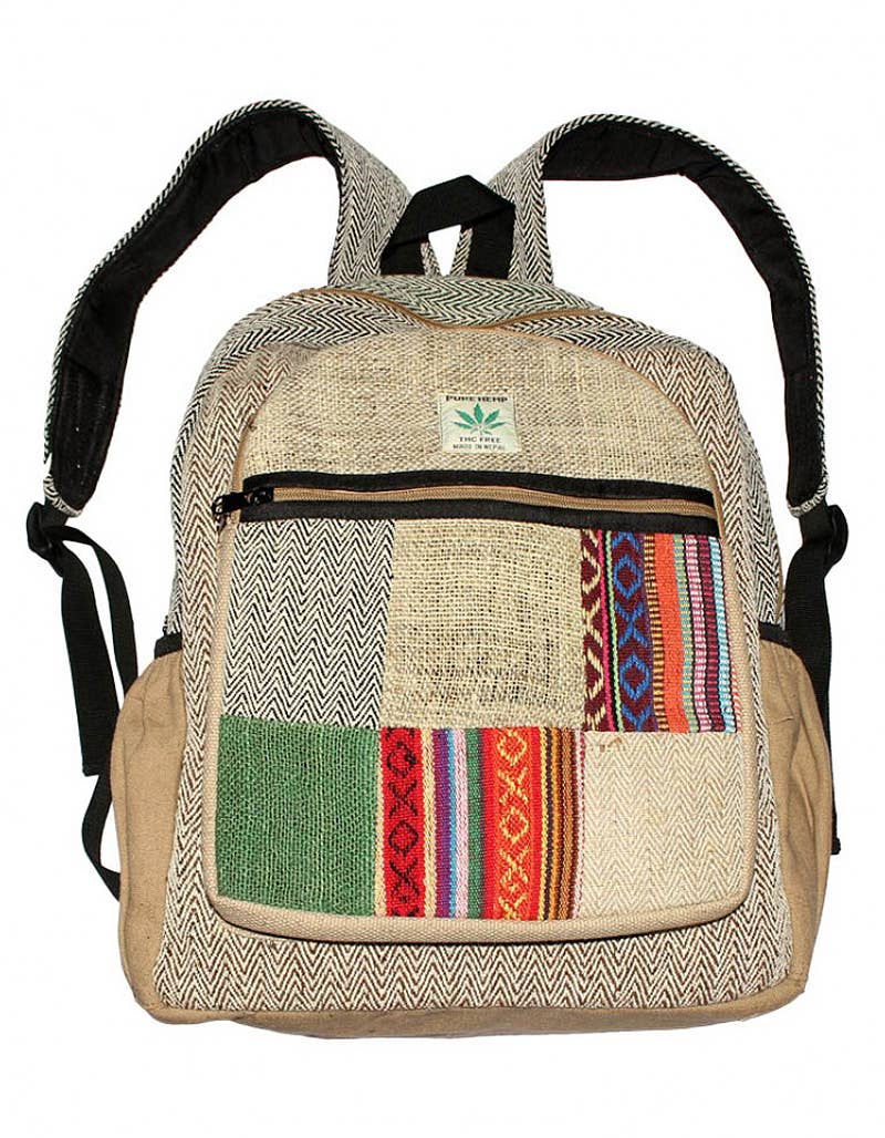 Mixed Patch Front Backpack (CODE-488)
