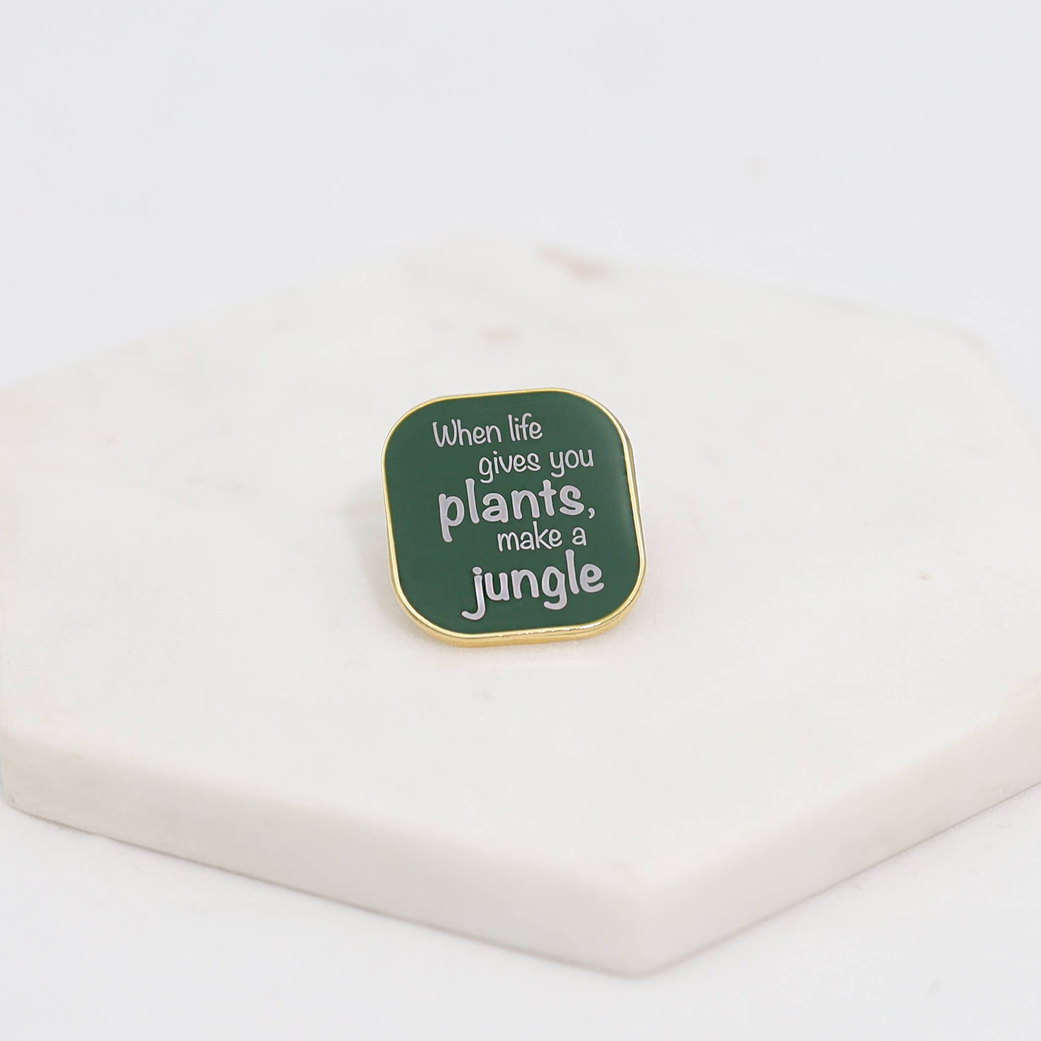 Jungle Plants Enamel Pin