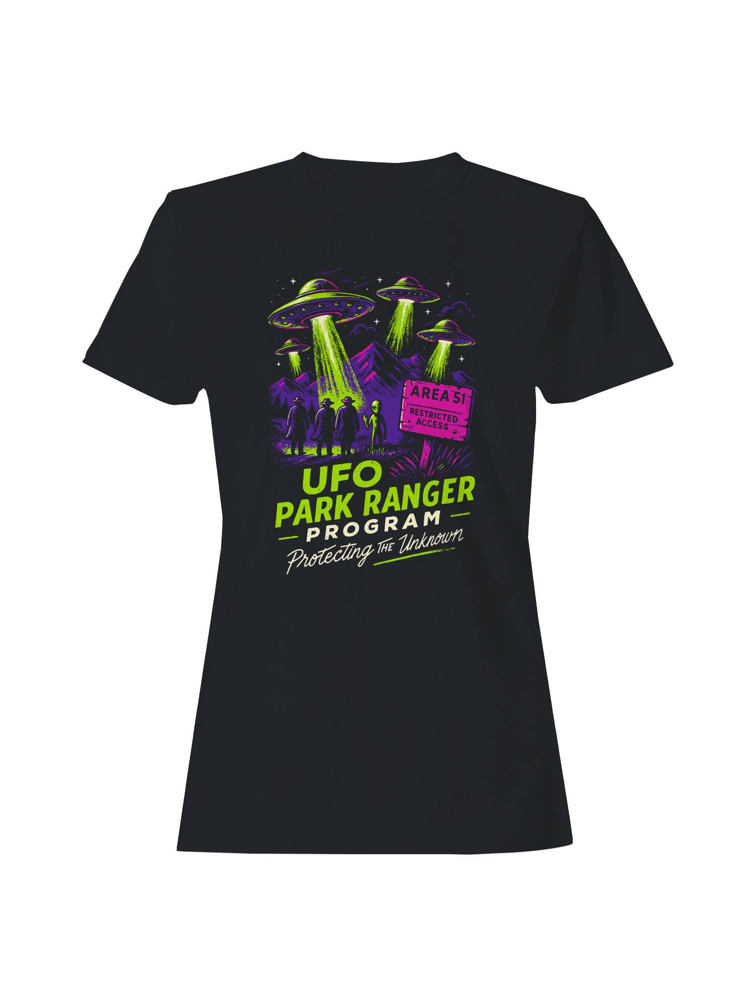 Ufo Park Ranger Area 51 Program Women's T-Shirt