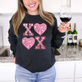 Xoxo Faux Sequins Sweatshirt
