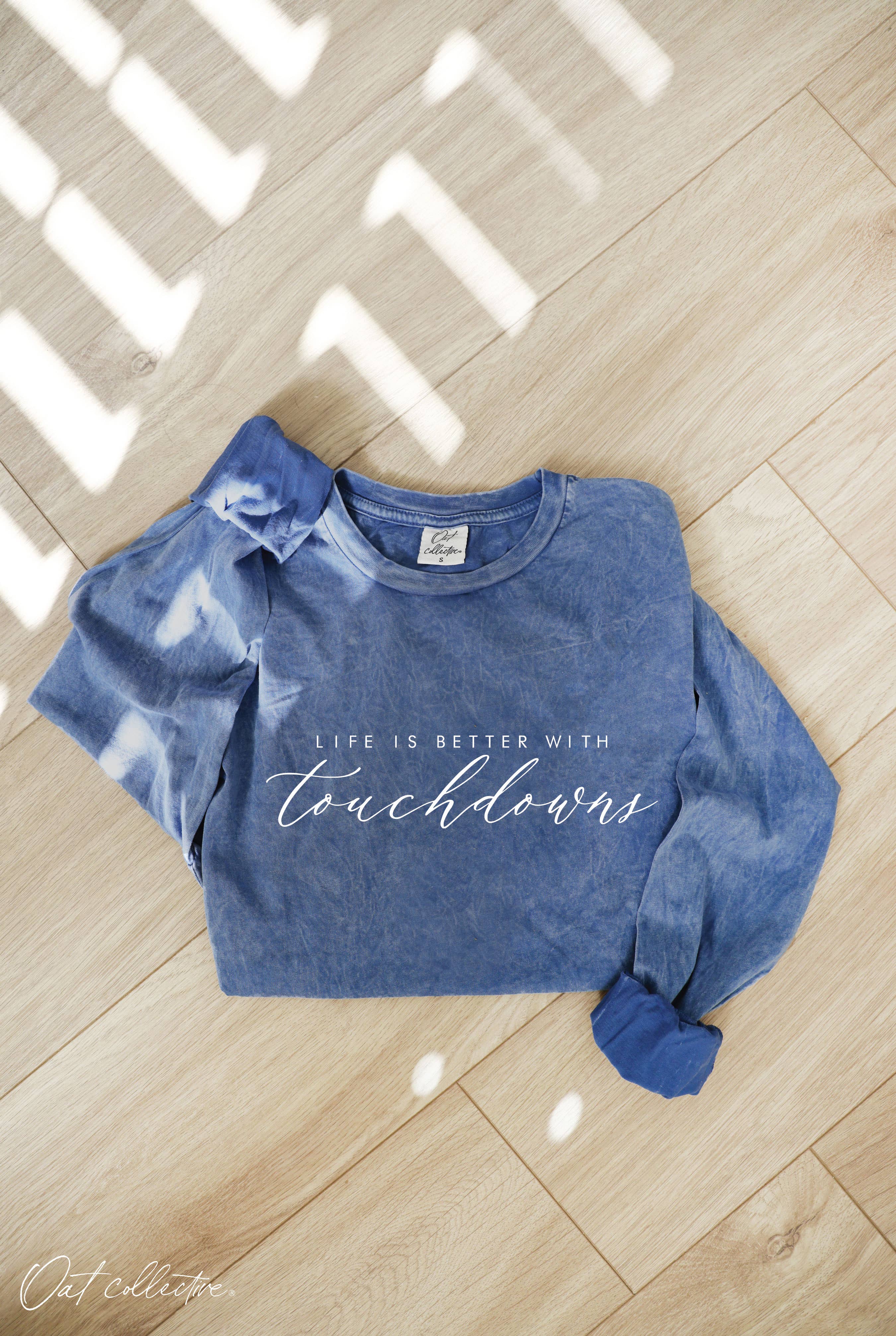 Life Is Better with Mineral Washed Long Sleeve Graphic