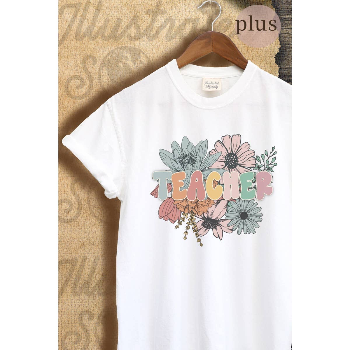 Wild Free Vintage Graphic Plus Tee