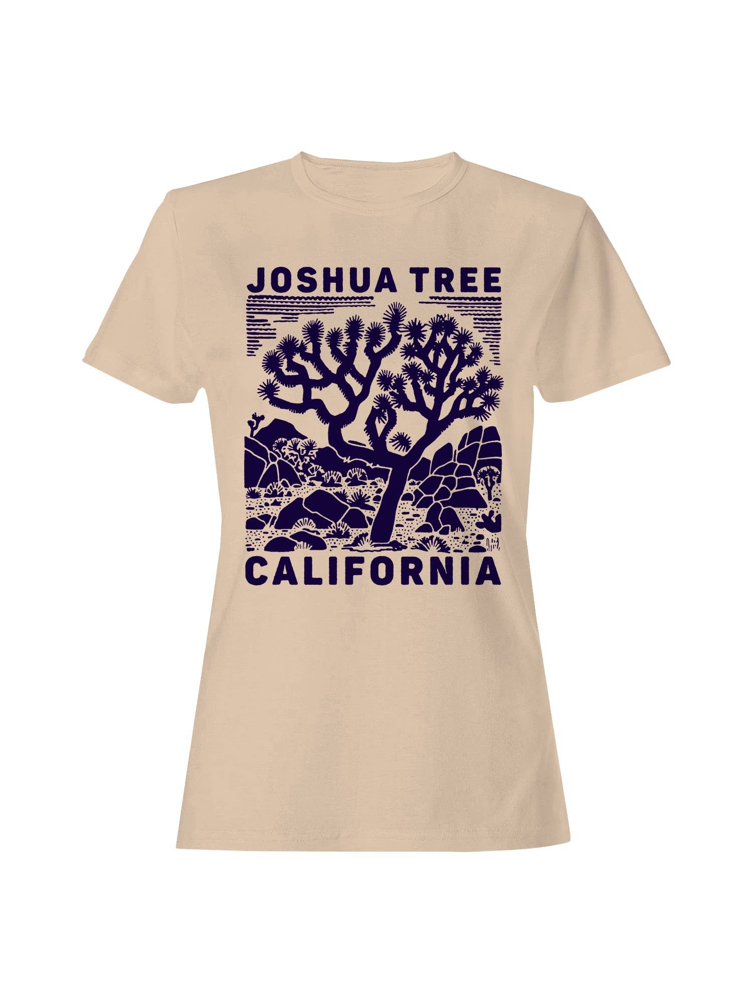 Joshua Tree Desert Art Print Women's T-Shirt