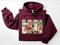 Retro Christmas Santa Claus Hoodie Merry Sweatshirt